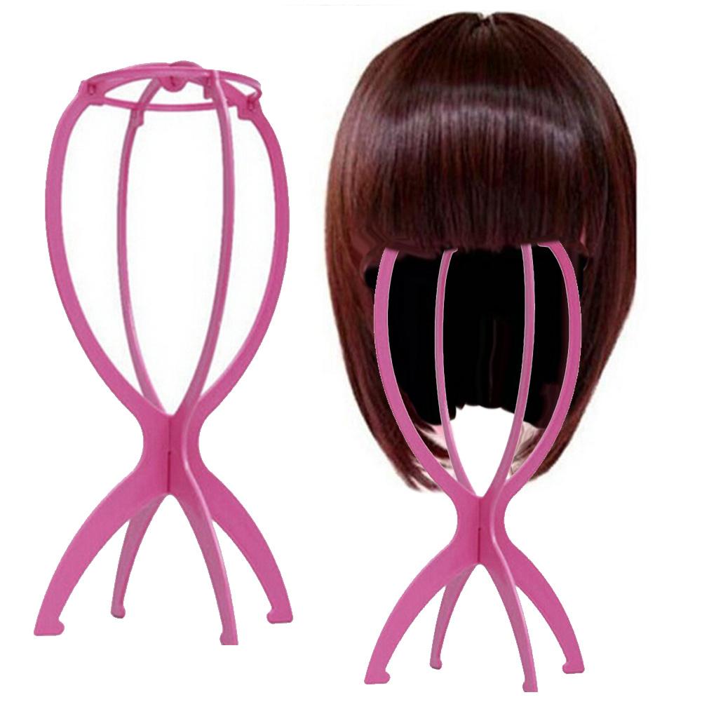 PORTABLE PLASTIC WIG STAND SET (3PC) WHITE [WST1] – Hairsisters